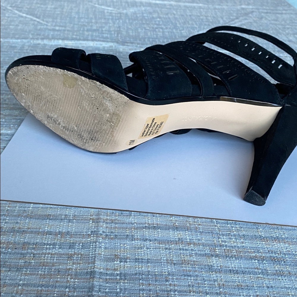Women’s Alfani Chloey Black Cutout Sandals Heels - Picture 12 of 13